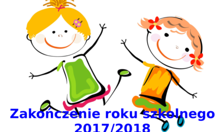 Uroczyste zakończenie roku szkolnego 2017/2018
