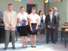 Paulina Nadgrodkiewicz i Wojtek Balewski - najlepsi uczniowie w klasch VI-tych